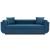 Edmonda Velvet Sofa w/Pillows 
