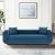 Edmonda Velvet Sofa w/Pillows 