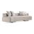 Verandah Chenille 112-inch XL Sofa 