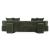 Verandah Chenille 112-inch XL Sofa 