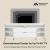 DUMBO 63-inch TV Stand w/6 Shelves & 2 Drawers 