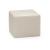 Gaia Fabric/Leather Square Ottoman