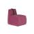 Gaia Fabric Slipper Chair with Leather Belt