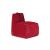 Gaia Fabric Slipper Chair with Leather Belt