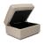 Gaia Fabric/Leather Rectangular Storage Ottoman