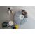 Bend Fabric Round Pouf