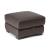Gaia Fabric/Leather Square Storage Ottoman