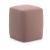 Gaia Fabric/Leather Small Square Ottoman