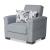 Armada Pro Fabric/PU Convertible Sleeper Chair