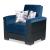 Armada Pro Fabric/PU Convertible Sleeper Chair