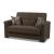 Armada Pro Fabric Convertible Loveseat