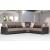 Armada Pro Fabric/PU Convertible L-Shaped Sectional Sofa