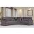 Armada Pro Fabric/PU Convertible L-Shaped Sectional Sofa