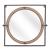 Capell Round Steel/MDF Mirror