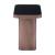 Marcos Rectangular Glass/Steel Side Table