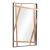 Tolix Rectangular Steel/MDF Mirror