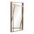 Tolix Rectangular Steel/MDF Mirror