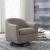 Upshur Polyester/Metal Swivel Glider Accent Chair