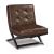 Sidewinder Faux Leather Accent Chair