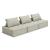 Bales Polyester 3-Piece Modular Sofa