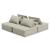 Bales Polyester 2-Piece Modular Loveseat