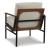 Tilden Polyester/Wood/Metal Accent Chair