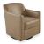 Bradney Leather/Faux Leather Swivel Accent Chair