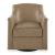 Bradney Leather/Faux Leather Swivel Accent Chair