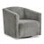 Bramner Polyester/Metal Swivel Accent Chair