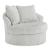 Gramwell Polyester/Metal Swivel Accent Chair