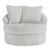 Gramwell Polyester/Metal Swivel Accent Chair