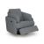 Alainmont Next-Gen Nuvella Polyester Swivel Power Recliner