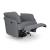 Alainmont Next-Gen Nuvella Polyester Swivel Power Recliner