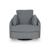 Alainmont Next-Gen Nuvella Polyester Swivel Power Recliner