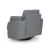 Alainmont Next-Gen Nuvella Polyester Swivel Power Recliner
