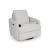 Alainmont Next-Gen Nuvella Polyester Swivel Power Recliner