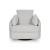 Alainmont Next-Gen Nuvella Polyester Swivel Power Recliner