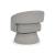 Nashkins Polyester Swivel Accent Chair