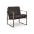 Bradett Leather/Metal Accent Chair