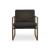 Bradett Leather/Metal Accent Chair