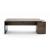 Mito Executive Melamine Storage Desk w/Leg in Matt Finish