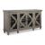 Fossil Ridge 4-Door Wood Accent Cabinet | Gray Storage