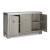 Chaseton 3-Door Accent Cabinet | Champagne Glam Storage