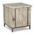 Laddford Reclaimed Wood Accent Cabinet | Whitewash Rustic Storage
