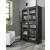Lenston Vertical 2-Door, 1-Drawer Accent Cabinet | Black & Gray