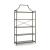 Bernonly Metal/Glass Bookcase