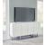 Ornawel 4-Door Accent Cabinet | Distressed White Wood & Metal