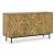 Cadewick Natural Wood 3-Door Accent Cabinet | Storage