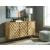 Cadewick Natural Wood 3-Door Accent Cabinet | Storage