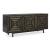 Fair Ridge 3-Door Accent Cabinet | Geometric Black Storage